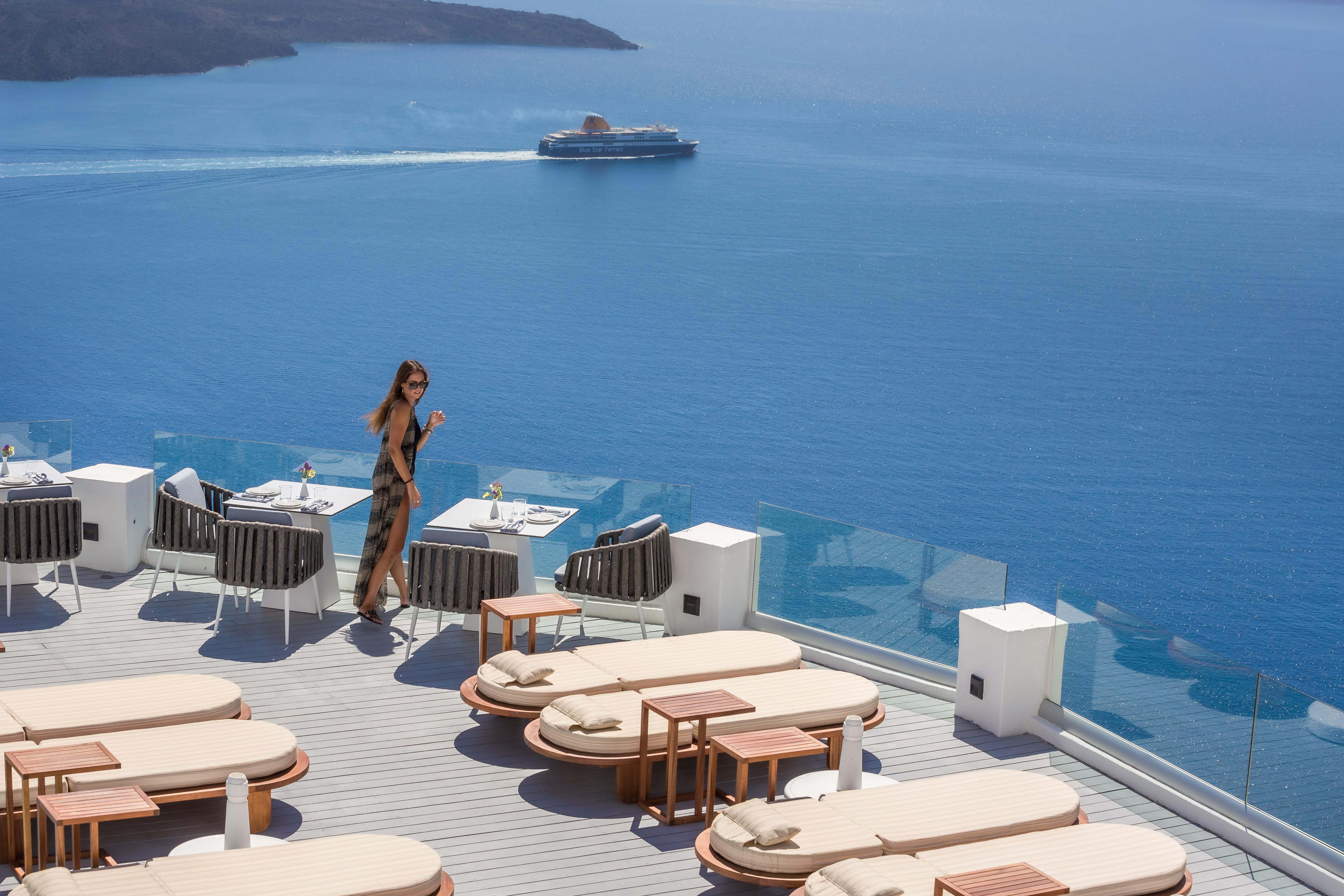 Sun Rocks Boutique Hotel (Adults Only) Firostefani Ngoại thất bức ảnh